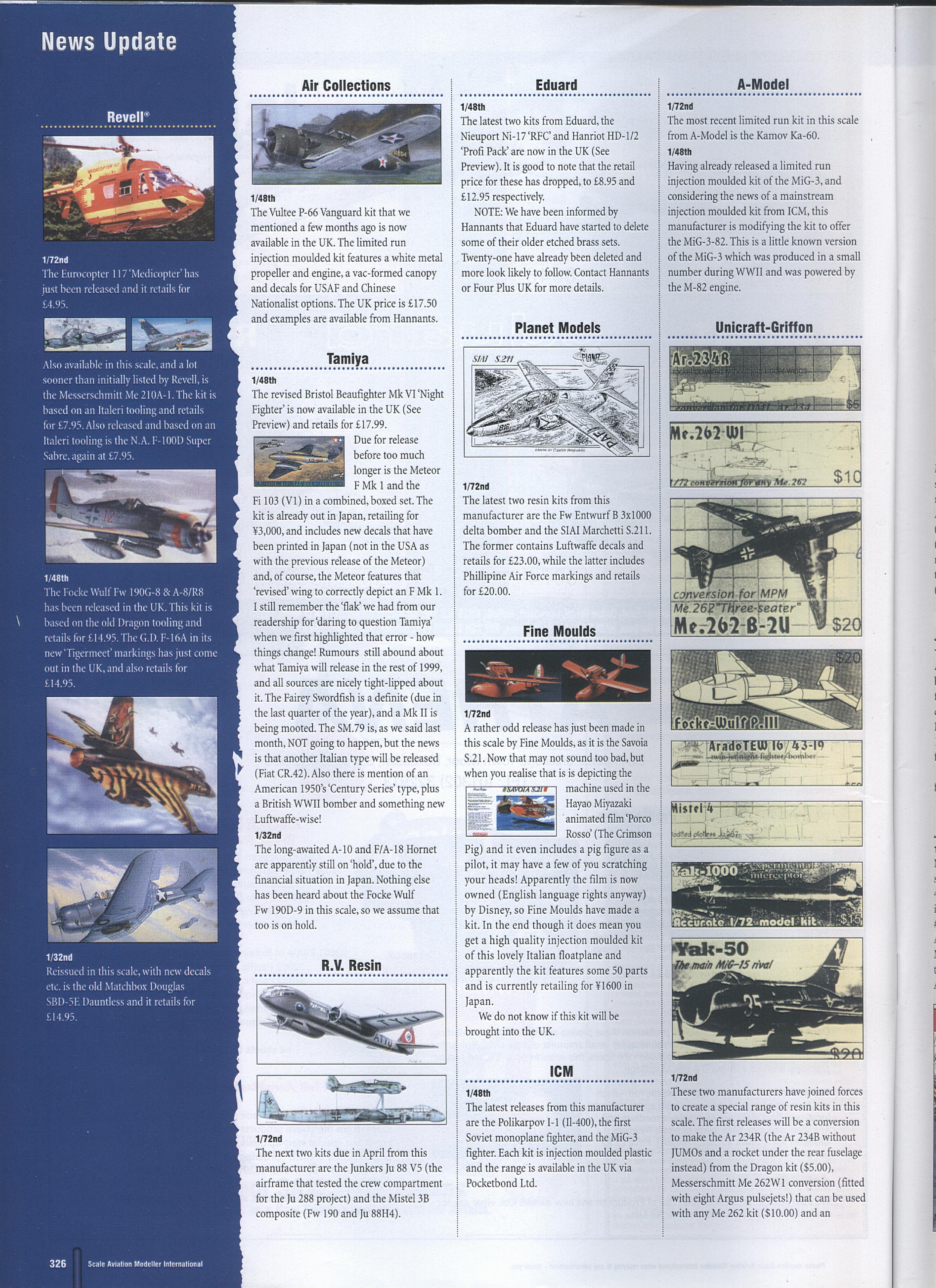 Scale Aviation Modeller International 1999-05